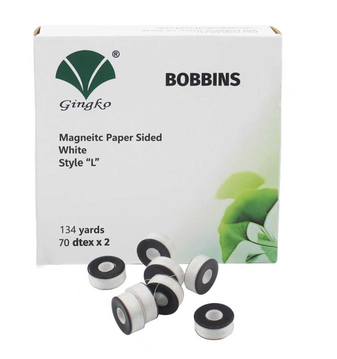 105 Magnetic Paper Sided - White (L style)